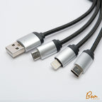 Light Up 3in1 USB cable