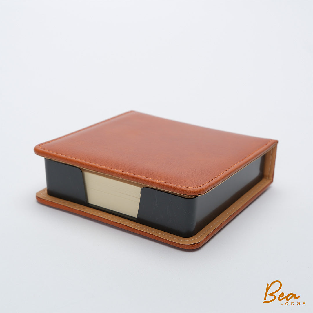 Memo paper with PU Leather case