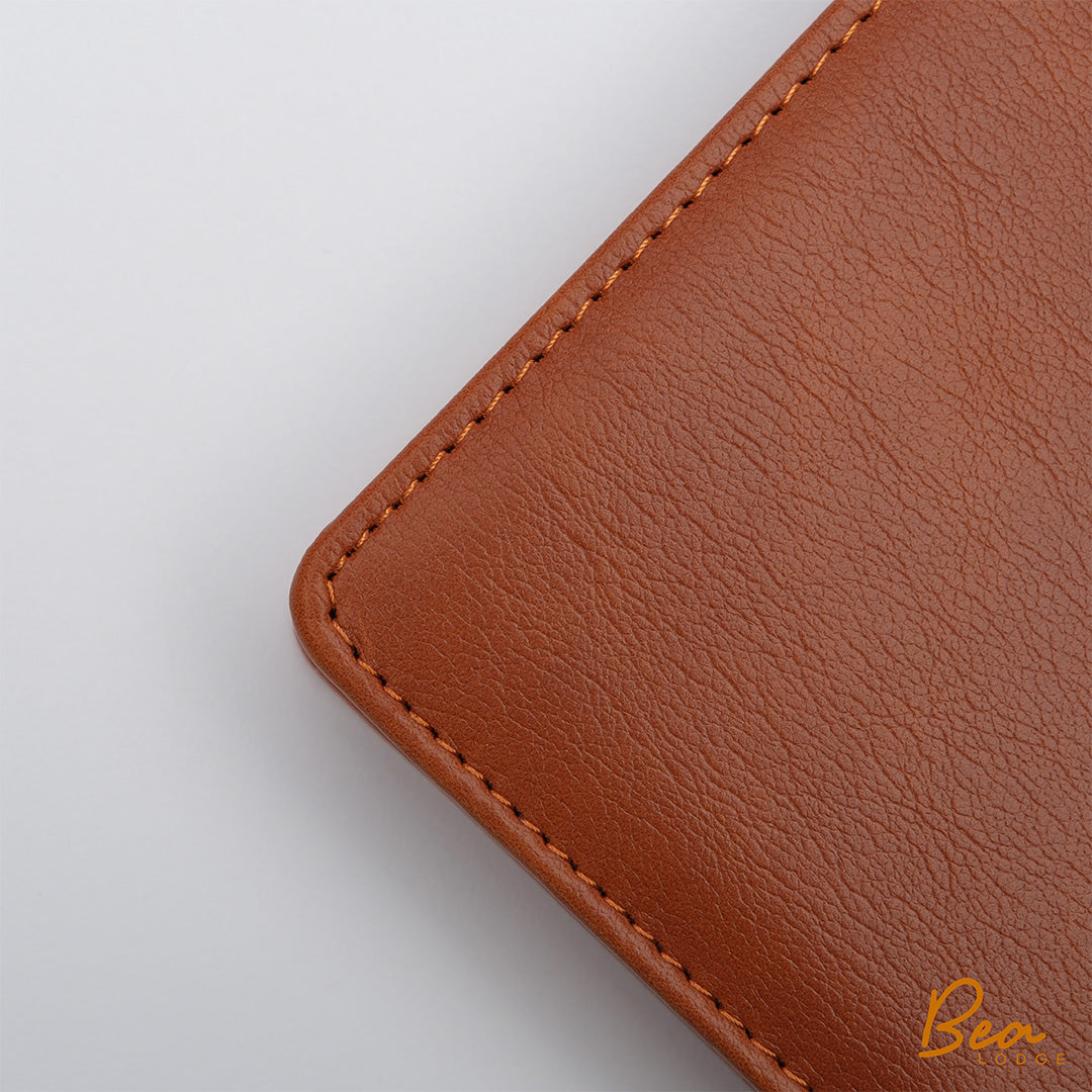 Memo paper with PU Leather case