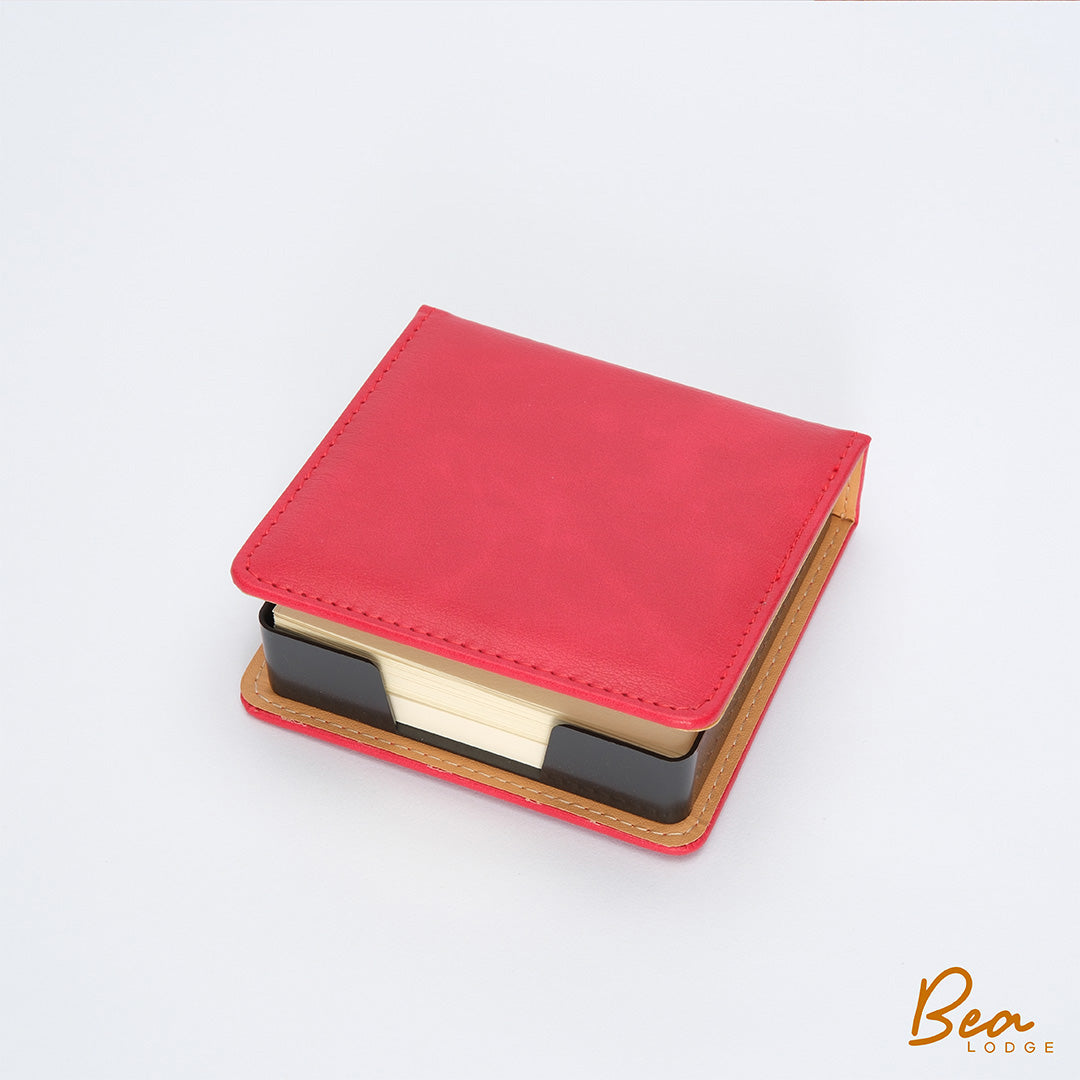 Memo paper with PU Leather case