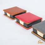 Memo paper with PU Leather case